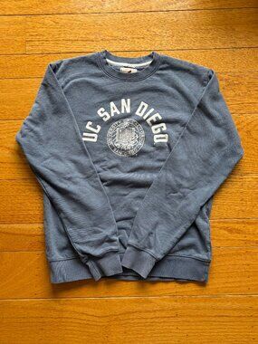 UC San Diego Sweatshirt Light Blue Medium Unisex